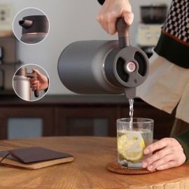 316 Stainless Steel Vacuum Insulated Water Heater - Large Capacity, No Electricity Needed, Portable for Home & Office Use, Durable & Easy to Clean, Perfect for Tea, Coffee, and More, Office Water Heater, Modern Kitchen Appliance, Easyclean Material, Small Coffee Thermo Flask, Thermo Flask With Cup, Thermo Flask For Hot, Thermo Flask Large, Thermo Flask Cup, Coffee Travel Mug, Coffee Mug, Tea And Coffee Jug, Kitchen Tools, Thermal Coffee Container, Thermo For Hot Water, Coffee Cup