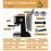 Home Small Italian Espresso Semi-Automatic Coffee Machine CM-3000