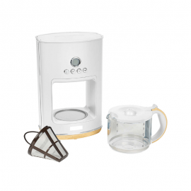 Drip coffee maker, modern coffee maker, home coffee maker, home coffee maker, easy-to-use coffee maker, easy-to-clean coffee maker, 10-cup coffee maker delay brew auto shut-off, matte black drip coffee maker