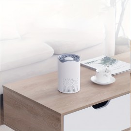 New air purifier with upgraded appearance, plug and play function, capable of absorbing odors and smoke, suitable for bedroom, living room and other scenarios