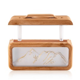 Simulated Snow Mountain Humidifier, USB Plug-in Air Fragrance Humidifier, Office Humidifier, Quiet Hydrating Aromatherapy Machine, Mini Fragrance Humidifier, Compact Design, Lightweight Humidifier, Portable Design, Sprayer, USB Humidifier, Suitable