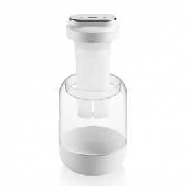 Multi-Functional Humidifier! Humidity Display shows real-time air humidity, visible water tank. 3 Mist Levels adjustable, dual mist nozzles + continuous fine mist quickly moisten space. Warm night light, 8-hour auto-shutoff for safety, Ultra-quiet.