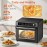 Fryer Toaster Oven, Air Fryer Toaster Oven Combo, 12-in-1 Digital Countertop Natural Convection Roast Bake Dehydrate And Reheat, Stainless Steel