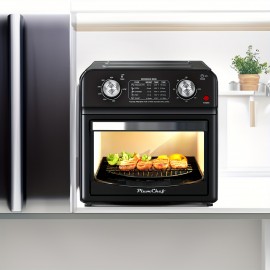 12L Large Capacity Full Automatic Visual Versatile Air Fryer Oven Oven 10-inch Pizza, Baked, Toast, Baked, Air-fried, Oil-free, Grilled Chicken, Cooking