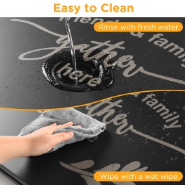 Stove Cover, Gas Stove Cover -Stainless Steel, Noodle Board Stove Cover, Stove Top Covers For Gas Burners With Handle Large Size 29.5 X 21.7 X2.6 Inch Easy To Clean, Stove Top Covers For Electric Stove