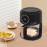 1.11gal/ 3.81Qt 1200W Glass Air Fryer with 360° Viewable Design - 110V Airy Fryer for Home Kitchens, Restaurants, Family Gatherings, Outdoor Picnics, Food Stalls - Perfect for Cooking Chicken Wings, French Fries, Shrimp, Onion Rings