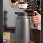 316 Stainless Steel Vacuum Insulated Water Heater - Large Capacity, No Electricity Needed, Portable for Home & Office Use, Durable & Easy to Clean, Perfect for Tea, Coffee, and More, Office Water Heater, Modern Kitchen Appliance, Easyclean Material, Small Coffee Thermo Flask, Thermo Flask With Cup, Thermo Flask For Hot, Thermo Flask Large, Thermo Flask Cup, Coffee Travel Mug, Coffee Mug, Tea And Coffee Jug, Kitchen Tools, Thermal Coffee Container, Thermo For Hot Water, Coffee Cup