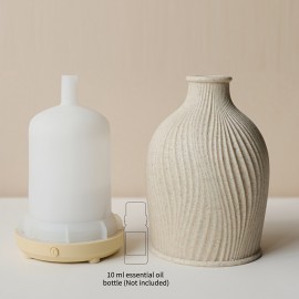 [Soundwave Aroma Diffuser] Soundwave Technology Aroma Diffuser, Handmade Resin Cover | Aroma Humidifier, Compatible with Essential Oil, Auto Shut-Off, Easy-to-Use, USB-Powered, Suitable for Various Room Types, Ideal Gift